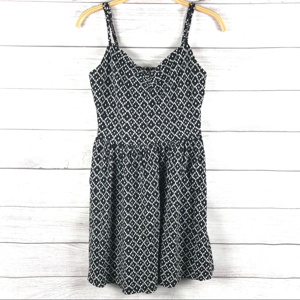 Ann Taylor Loft Cami Strap Patterned Summer Dress